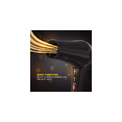 Hairdryer, PowerPik 5000, Dryer Women, Hair Dryer with Pik Attachment, Afro Hairdryer, Afro-Caribbean Hair, Three Heat Settings, Anti-frizz Drying