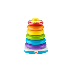Giant Rock-a-Stack Baby Toy, 14+ Inches Tall, Multi-Color Ring Stacking Toy for Infants and Toddlers, GJW15