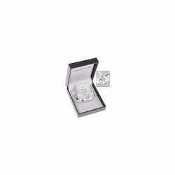 Silver Plated Christening or New Baby Bangle (6780)