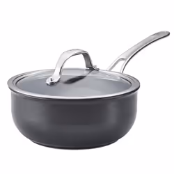 Anolon X SearTech Saucier Pan with Lid Non Stick Saucepan Sturdy Cookware - 20cm