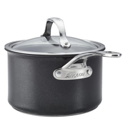 Anolon X SearTech Saucepan with Lid Non Stick Induction Modern Cookware - 18 cm