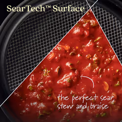 Anolon X SearTech SautÃ© Pan with Lid Dishwasher Safe and Non Stick Cookware