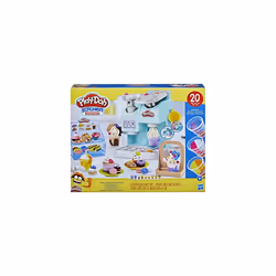 Kitchen Creations Super Colourful Cafe Play Food Coffee Toy With 20 Accessories And 8 Pots