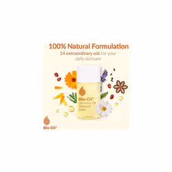 NEW Bio-Oil Natural Skincare Oil - 100% Natural Formulation - Improve the Appearance of Scars, Stretch Marks and Uneven Skin Tone - 1 x 60 ml