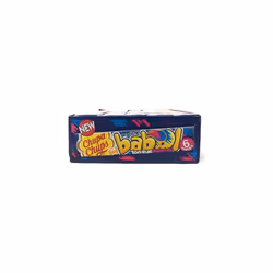 Big Babol Bubble Gum - Blue Raspberry Tongue Painter (6 Gums Per Pack, 20 Packs)