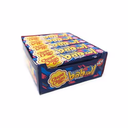 Big Babol Bubble Gum - Blue Raspberry Tongue Painter (6 Gums Per Pack, 20 Packs)