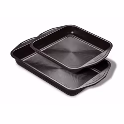 Circulon Ultimum Roast & Bake Set in Carbon Steel - Durable Cake Tin - Pack of 2