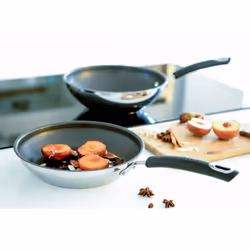 Circulon Total Skillet and Casserole Dish Set in Stainless Steel - Pack of 3