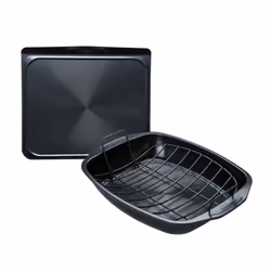 Circulon Ultimum Roast & Bake Set in Carbon Steel - Non Stick Trays - Pack of 2