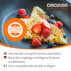 Circulon Pan in Total Stainless Steel Non Stick Induction Base Cookware - 24 cm