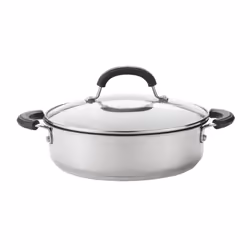 Circulon Total Sauteuse Black Stainless Steel Round SautÃ© Pan - 30 cm / 5.7 L