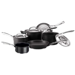 Circulon Infinite Cookware Set Black Hard Anodised Aluminium Pans - Pack of 6