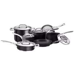 Circulon Infinite Cookware Set Black Hard Anodised Aluminium Pans - Pack of 7