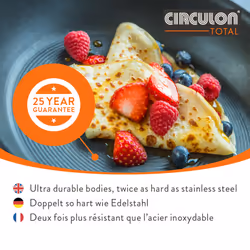 Circulon Frying Pan Set Hard Anodised Non Stick Induction Cookware - 22/25 cm
