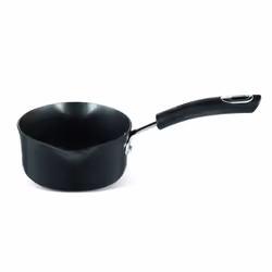 Circulon Total Milk Pan Black Hard Anodised Aluminium Round Cookware - 14cm/0.9L