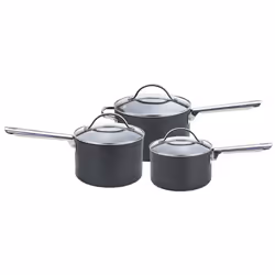 Anolon Professional Saucepan Set Non Stick Kitchen Essential Pan Set - Pack of 3