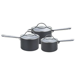 Anolon Professional Saucepan Set Non Stick Kitchen Essential Pan Set - Pack of 3