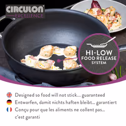Circulon Excellence Frying Pan Induction Suitable Non Stick Cookware - 30 cm