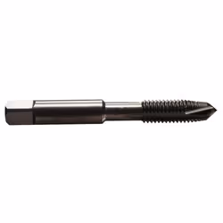 600106.01.0 Metric Coarse High Speed Steel Spiral Point Machine Tap, ISO529, M6 x 1.0 Diameter, 66mm Length, 19mm Flute
