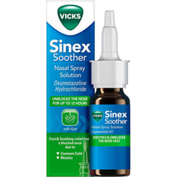 Vicks Sinex Soother Nasal Spray Solution 15ml