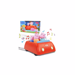 Peppa Pig's Clever Car Interactive Pre-School Toy with Lights and Sounds | Motorised Vehicle with Collision Avoidance Sensors ...