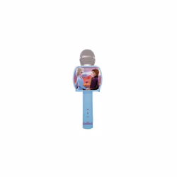 MIC240FZ Disney Frozen 2 Elsa Anna Olaf Bluetooth Microphone with Voice Changer Function, Phone Holder Included, Built-in Spe ...
