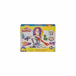 Crazy Cuts Stylist Hair Salon Pretend Play Toy for Kids 3 Years and Up with 8 Tri-Color Cans, 57 Grams Each, Non-Toxic