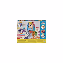 Crazy Cuts Stylist Hair Salon Pretend Play Toy for Kids 3 Years and Up with 8 Tri-Color Cans, 57 Grams Each, Non-Toxic