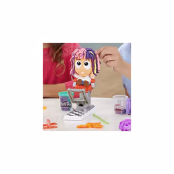 Crazy Cuts Stylist Hair Salon Pretend Play Toy for Kids 3 Years and Up with 8 Tri-Color Cans, 57 Grams Each, Non-Toxic