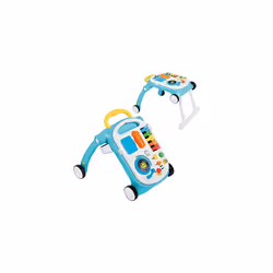 Baby Einstein, Musical Mix âN Roll 4-in-1 Activity Walker and Table, Educational Push Along Toy, 4 Languages, 100+ Melodies ...
