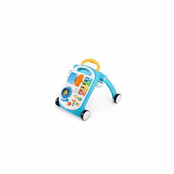 Baby Einstein, Musical Mix âN Roll 4-in-1 Activity Walker and Table, Educational Push Along Toy, 4 Languages, 100+ Melodies and Phrases, Ages 6
