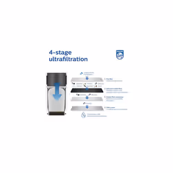 AWP3754 X-Guard On Tap Water Filter, Drinking Water Filter for Taps, Ultrafiltration
