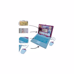 - Disney Frozen 2 - Educational and bilingual laptop Spanish/English - Toy for girls with 124 Learning Activities, Games and Music with Elsa and Anna