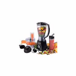 EK4246 Deluxe 3 In 1 Jug Blender, Smoothie Maker and Mini Food Processor, 1.5L Blending Jug & 600ml Sports Bottle, Healthy So ...