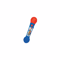 MIC80PA Paw Patrol Microphone for Children, Musical Toy Game, Built-in Speaker, Light Effects, Demo melodies Included, Blue/r ...