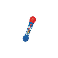 MIC80PA Paw Patrol Microphone for Children, Musical Toy Game, Built-in Speaker, Light Effects, Demo melodies Included, Blue/red