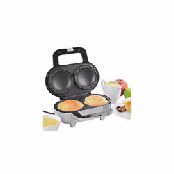 EK4082 Double Pie Maker, XL Twin Deep-Fill Pie Machine, Non-Stick & Crimp-Edged Cooking Plates, 3-5 Minute Pre-Heat Time, Loc ...