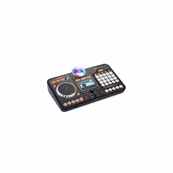 Kidi DJ Mix (Black), Toy DJ Mixer for Kids with 15 Tracks and 4 Music Styles, Kids Music Toy with Lights and Effects, Educational Toy for Girls and