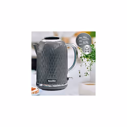 Curve Grey Electric Kettle | 1.7L | 3KW Fast Boil | Grey & Chrome [VKT227]