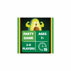 Throw Throw Avocado by Exploding Kittens - Card Games for Adults Teens & Kids - Fun Family Games - A Dodgeball Card Game