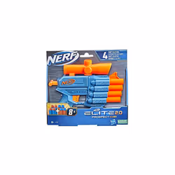 Elite 2.0 Prospect QS-4 Blaster, 8 Official Nerf Elite Darts, 4-Dart Blasting, Non-Removable Targeting Scope, Multicolor