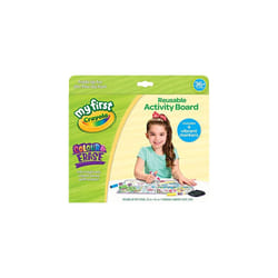 MyFirst Colour & Erase Reusable Activity Board (Includes 4 Washable Markers) | Lets Kids Create & Erase Over Again | Ideal for Kids Aged 3+