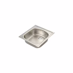 Kitchen Sink with Single Bowl Made of Stainless Steel Silk Eurostar ETN 610i 101.0067.344, Grey