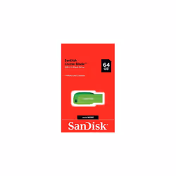 SDCZ50C-064G-B35GE 64 GB Cruzer Blade USB 2.0 Flash Drive - Electric Green