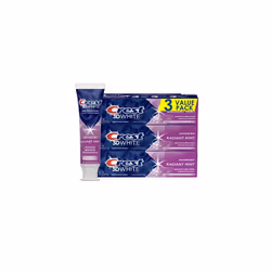 3D White, Whitening Toothpaste, Radiant Mint, 4.8 Ounce, Pack of 3