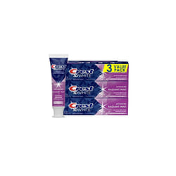 3D White, Whitening Toothpaste, Radiant Mint, 4.8 Ounce, Pack of 3