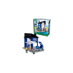 World Police Station for Kids Age 3 Years Up - Compatible with all BRIO Railway Train Sets & Accessories