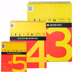 Daler - Rowney A4 Series A Spiral Cartridge Pad