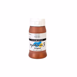 1 Pack - Daler Rowney System 3 Acrylic Paint Copper (500ml)