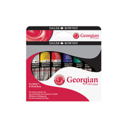 Daler-Rowney 111900150 Georgian Oil Colour Paint Starter Set 6 x 22ml